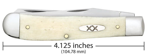 Case Knives Smooth Natural Bone Trapper