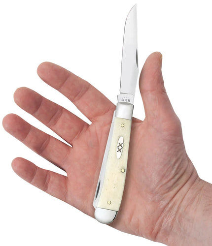 Case Knives Smooth Natural Bone Trapper