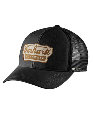 Carhartt Rugged Flex® Twill Mesh-Back Script Patch Cap
