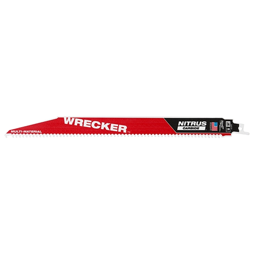 Milwaukee WRECKER™ with NITRUS™ Carbide SAWZALL® Blade for Multi-Material
