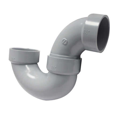 Canplas PVC DWV Trap Solvent Weld White Hub x Hub