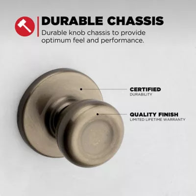 Kwikset Tylo Knob - Hall/Closet