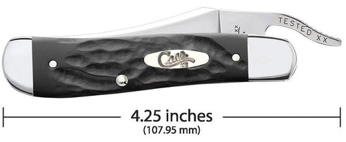 Case Knives Jigged Rough Black® Synthetic RussLock®