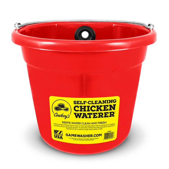 Cowboy's Self-Cleaning Chicken Waterer