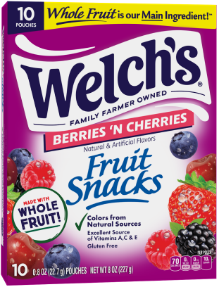 Welch's® Fruit Snacks Berries ‘n Cherries