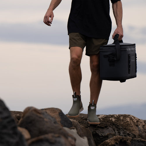 XtraTuf Men's Ankle Deck Boot Sport Olive