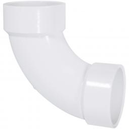 Genova Products PVC DWV Fittings 90° Long Sweep Elbow