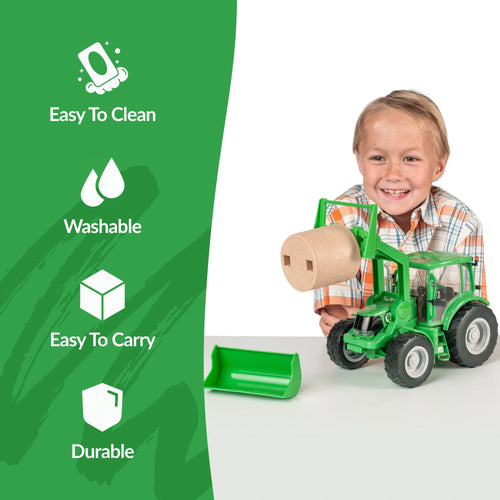 Big Country Toys Tractor & Implements - Green