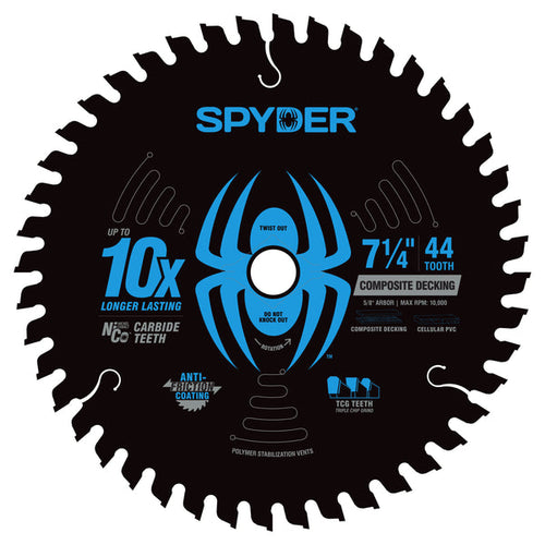 Spyderco 7-1/4 44-Tooth Saw Blade for Composite Decking