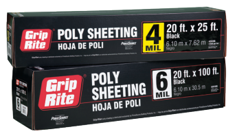 Grip Rite 6 Mil Medium Duty Poly Sheeting