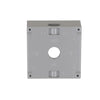 Hubbell Bell 2-Gang Weatherproof Box Three 3/4 in. Threaded Outlets Gray