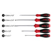 Wiha Tools 5 Piece SoftFinish Slotted and Phillips Screwdriver Set