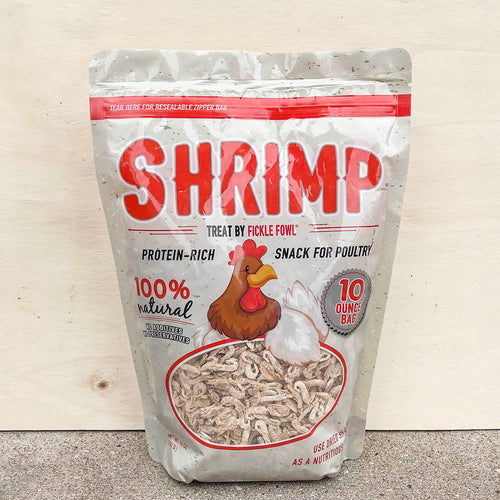 Buffalo  Fickle Fowl Dried Shrimp 10 oz Bag