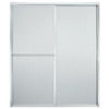 Bypass Glass Shower Door for Seated Shower Surround, 54-3/8-59-3/8-In.  x 70-In.