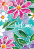 Custom Decor Fantastic Flowers Decorative Flag
