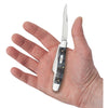 Case Knives Smooth Blue Curly Oak Medium Stockman