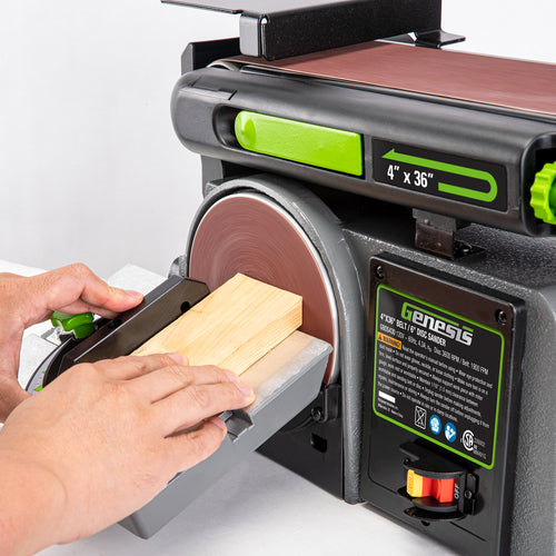 Genesis 4″ x 36″ BELT / 6″ DISC SANDER