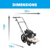 Pulsar PTG1022H 22 Inch Walk Behind String Trimmer
