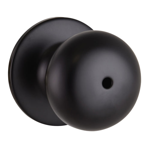 Design House Cambridge Privacy Door Knob Matte Black