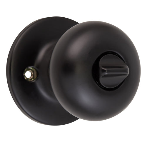 Design House Cambridge Privacy Door Knob Matte Black