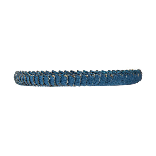 Forney Curved Edge Flap Disc, 4-1/2 in x 7/8 in, 40 Grit