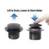 Danco Touch-Toe Tub Drain Kit with Matte Black Trim