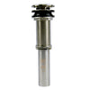 Danco Decorative Push-Button Sink Drain without Overflow in Brushed Nickel