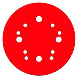 Orbital Sanding Disc, 12 Hole, Hook & Loop, 180-Grit, 5-In., 15-Pk.