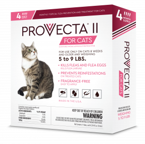 Provecta II Flea Treatment for Cats (For Cats 5-9 lbs)