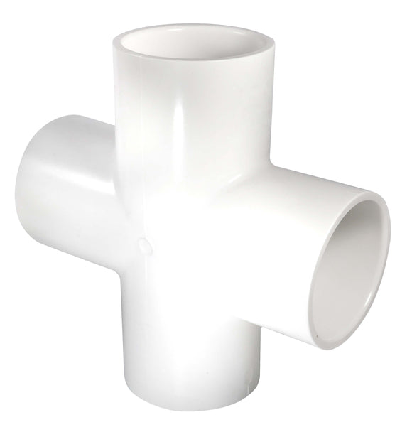 Ipex PVC Sch 40 Cross Socket x Socket x Socket x Socket