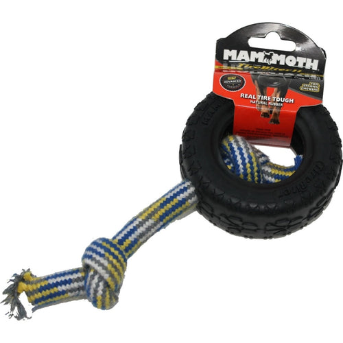 Mammoth TireBiter® with Rope Dog Toy (Large 10)