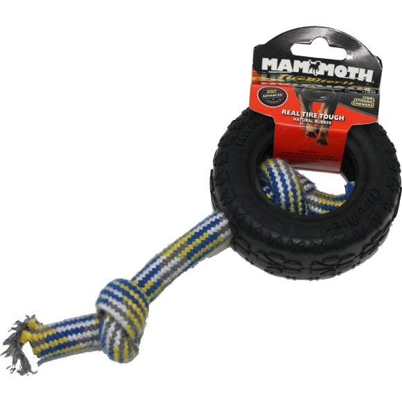 Mammoth TireBiter® with Rope Dog Toy (Large 10