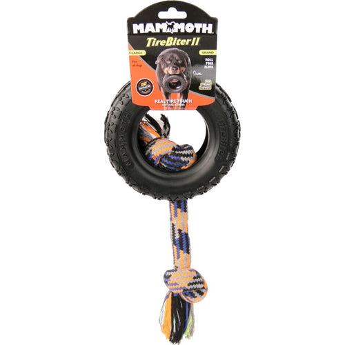 Mammoth TireBiter® with Rope Dog Toy (Large 10)