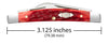 Case Peach Seed Jig Dark Red Bone CS Small Congress (Dark Red Bone)