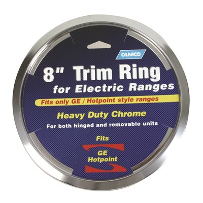 Camco  8 GE Hotpoint Trim Ring (Chrome) (8)