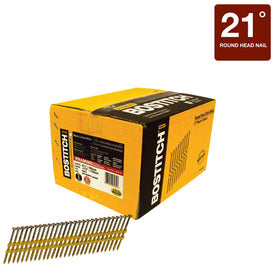 Bostitch 21° Plastic Collated Full Round Head Framing Nails 2-3/8 x .113 (2-3/8 x .113)