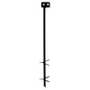 Tie Down Engineering 4 In. x 30 In. Black Iron Double Head Earth Anchor (4 x 30)