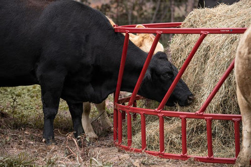Tarter Steelcor Cattle Hay Feeder (2 Piece, Red)