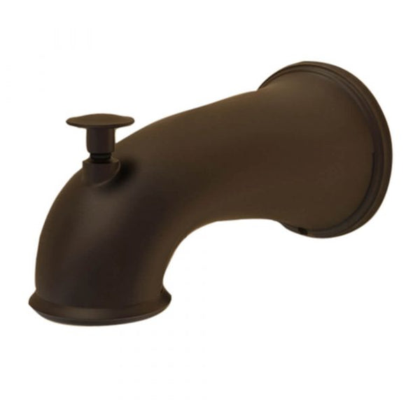 Danco 6 in. Decorative Tub Spout with Pull Up Diverter in Oil Rubbed Bronze