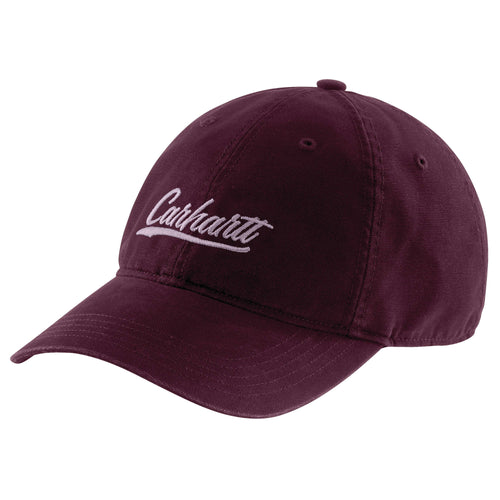 Carhartt Canvas Script Graphic Cap (Black, OS)