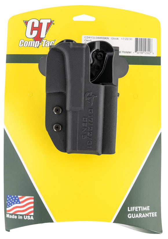 Comp-Tac  International  Black Kydex OWB fits Glock 17,22,31 Gen5 Right Hand