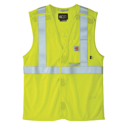 Carhartt Flame Resistant High-Visibility Mesh Class 2 Vest