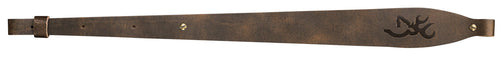 Browning 122488 Big Buckmark Rifle Sling 25.50-35.50 L Adjustable Distressed Brown Leather