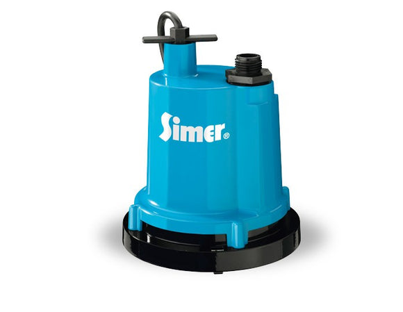 Pentair Simer 2300-04 Cast Aluminum Submersible Utility Pump (1/4 Hp)