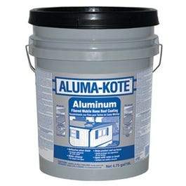 Aluminum Roof Coating, Fibered, 4.75-Gallons