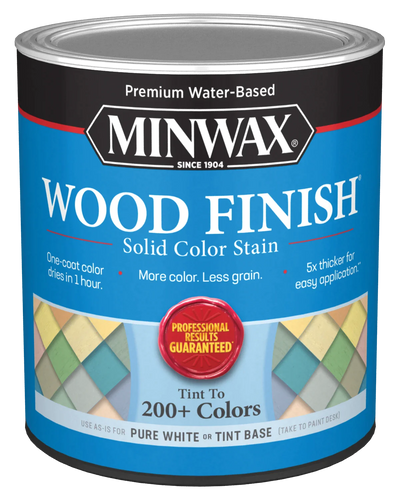 MINWAX® Wood Finish® Water-Based Solid Color Stain, Quart (1 Quart)