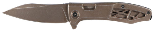 Kershaw 3475 Boilermaker  3.30 Modified Drop Point Plain Brown PVD 8Cr13MoV SS Brown PVD Stainless Steel Handle Folding