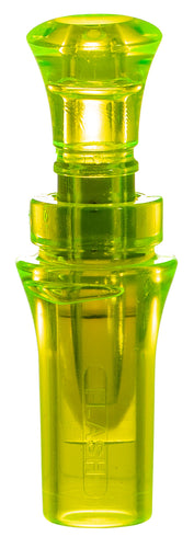 Duck Commander DCFLASH Flash  Double Reed Duck Call Mallard Hen Plastic Yellow