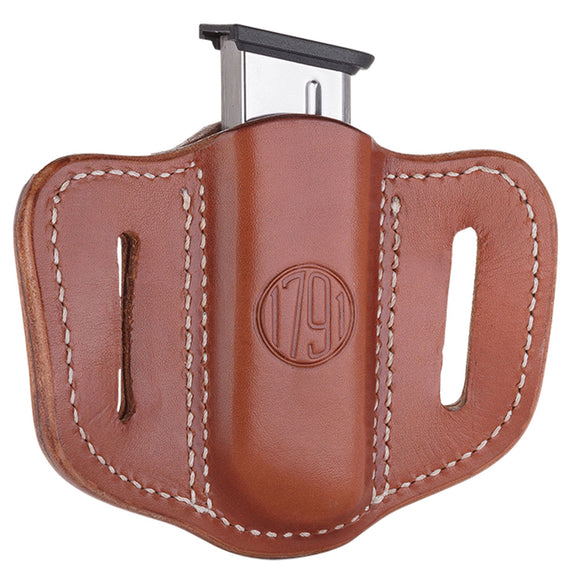 1791 Gunleather MAG11CBRA MAG1.1  Single Brown Leather