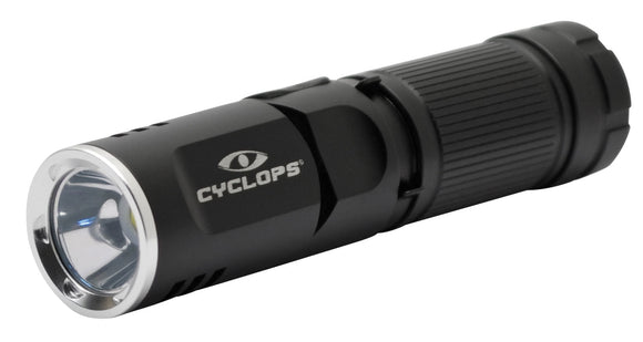 Cyclops CYCFLX400 Rechargeable LED  400/160 Lumens LED Flashlight Aluminum Black